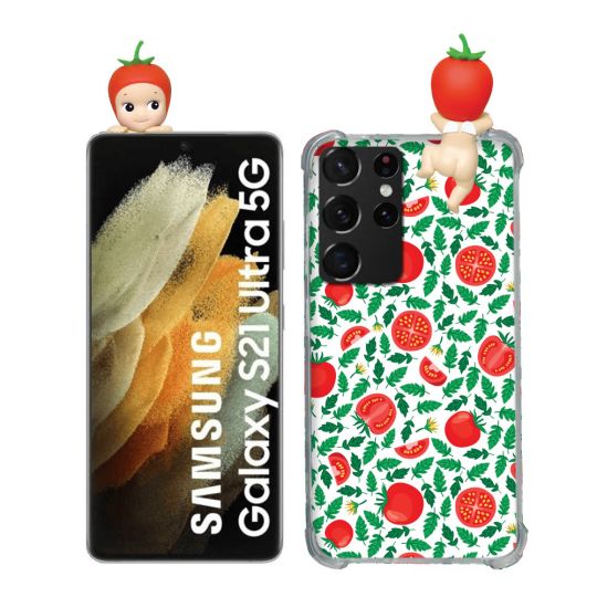Coque Renforcée Pour Samsung Galaxy S21 Ultra Angel Hippers Tomate