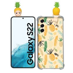 Coque Renforcée Pour Samsung Galaxy S22 Angel Hippers Ananas
