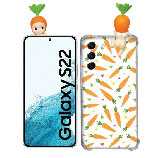 Coque Renforcée Pour Samsung Galaxy S22 Angel Hippers Carotte