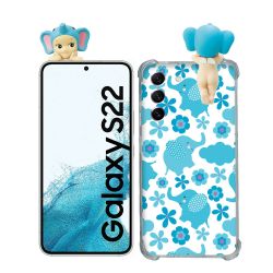 Coque Renforcée Pour Samsung Galaxy S22 Angel Hippers Elephant