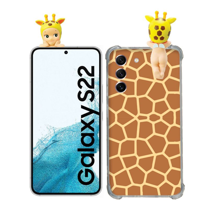 Coque Renforcée Pour Samsung Galaxy S22 Angel Hippers Girafe