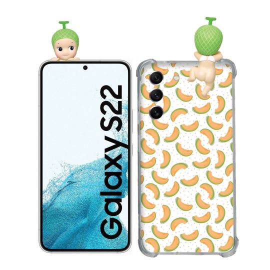 Coque Renforcée Pour Samsung Galaxy S22 Angel Hippers Melon