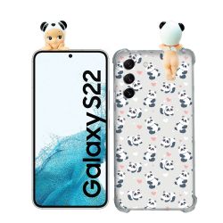 Coque Renforcée Pour Samsung Galaxy S22 Angel Hippers Panda