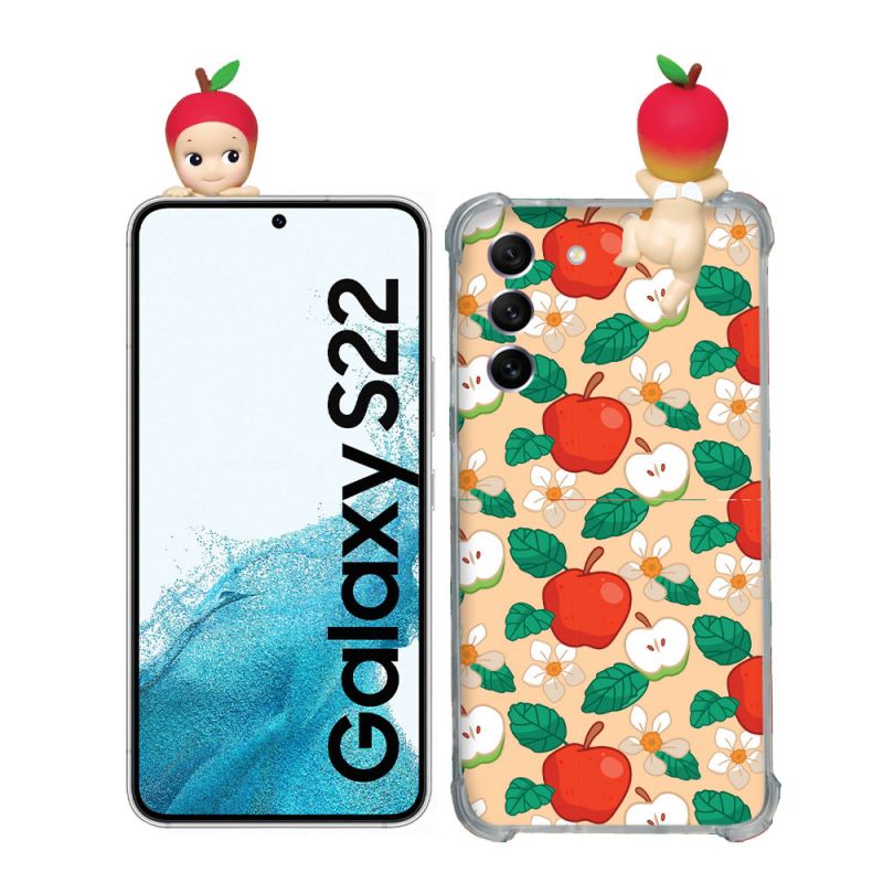 Coque Renforcée Pour Samsung Galaxy S22 Angel Hippers Pomme