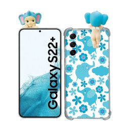 Coque Renforcée Pour Samsung Galaxy S22 Plus Angel Hippers Elephant