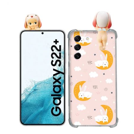 Coque Renforcée Pour Samsung Galaxy S22 Plus Angel Hippers Lapin Bélier