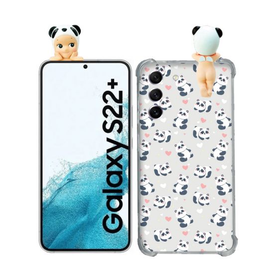 Coque Renforcée Pour Samsung Galaxy S22 Plus Angel Hippers Panda