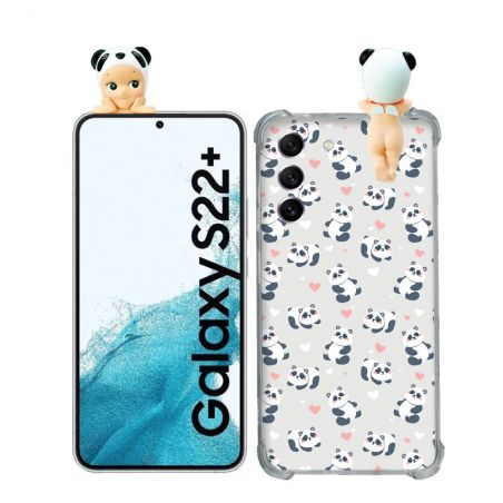 Coque Renforcée Pour Samsung Galaxy S22 Plus Angel Hippers Panda