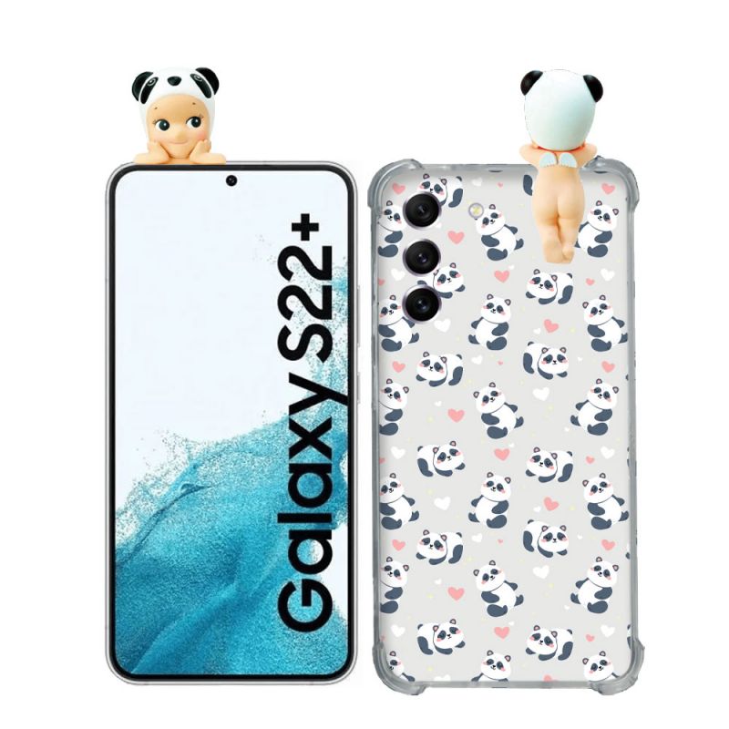 Coque Renforcée Pour Samsung Galaxy S22 Plus Angel Hippers Panda