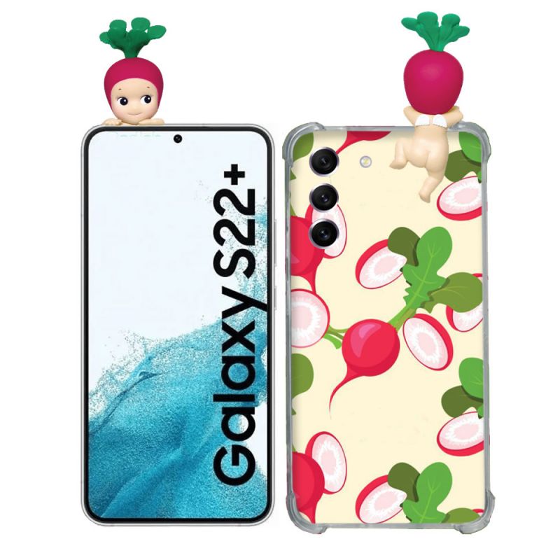 Coque Renforcée Pour Samsung Galaxy S22 Plus Angel Hippers Radis