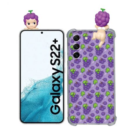 Coque Renforcée Pour Samsung Galaxy S22 Plus Angel Hippers Raisin