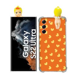 Coque Renforcée Pour Samsung Galaxy S22 Ultra Angel Hippers Canard