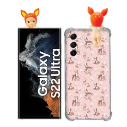 Coque Renforcée Pour Samsung Galaxy S22 Ultra Angel Hippers Faon