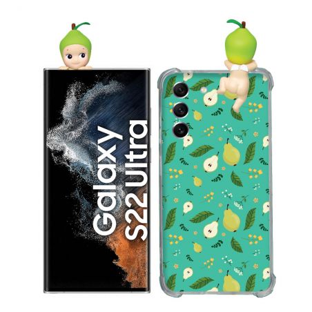 Coque Renforcée Pour Samsung Galaxy S22 Ultra Angel Hippers Poire