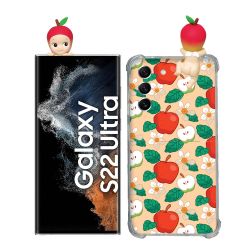 Coque Renforcée Pour Samsung Galaxy S22 Ultra Angel Hippers Pomme