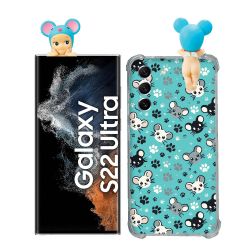 Coque Renforcée Pour Samsung Galaxy S22 Ultra Angel Hippers Souris