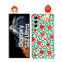 Coque Renforcée Pour Samsung Galaxy S22 Ultra Angel Hippers Tomate