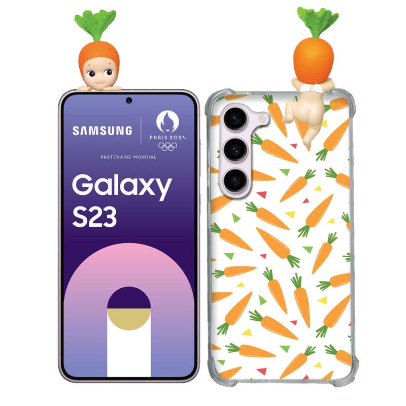 Coque Renforcée Pour Samsung Galaxy S23 Angel Hippers Carotte