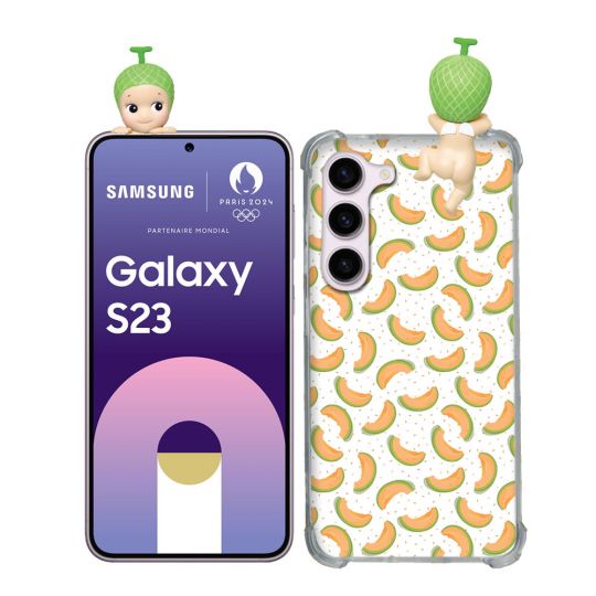 Coque Renforcée Pour Samsung Galaxy S23 Angel Hippers Melon