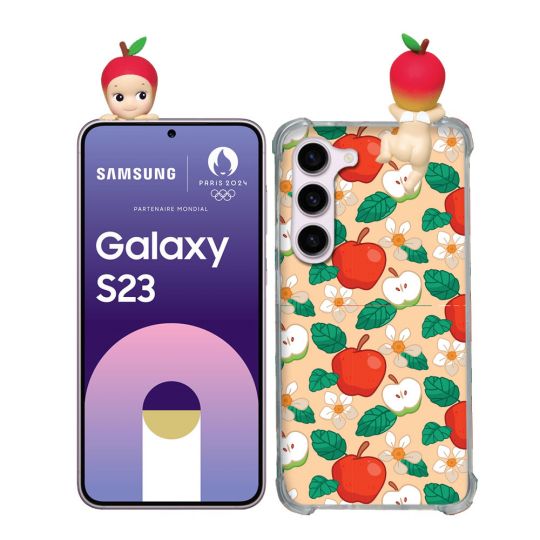 Coque Renforcée Pour Samsung Galaxy S23 Angel Hippers Pomme