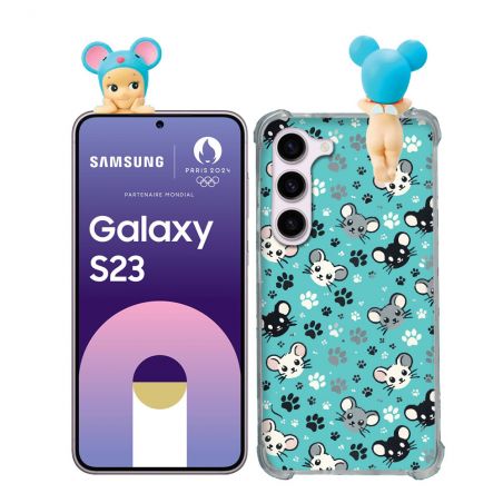 Coque Renforcée Pour Samsung Galaxy S23 Angel Hippers Souris