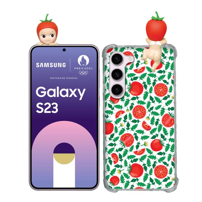 Coque Renforcée Pour Samsung Galaxy S23 Angel Hippers Tomate