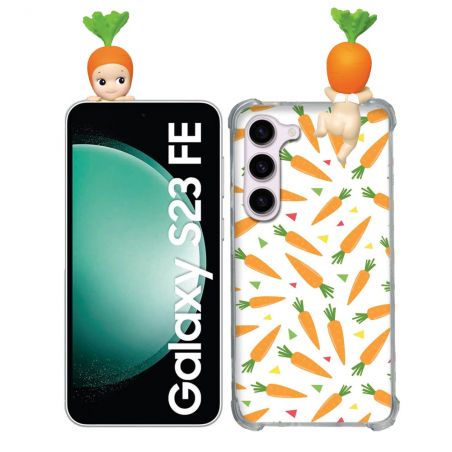 Coque Renforcée Pour Samsung Galaxy S23 FE Angel Hippers Carotte