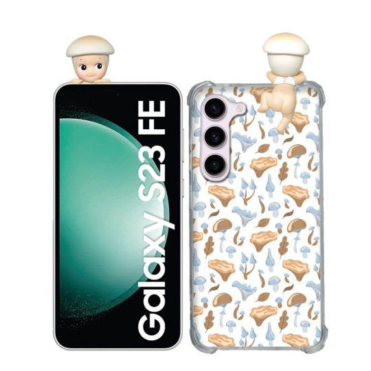 Coque Renforcée Pour Samsung Galaxy S23 FE Angel Hippers Champignon