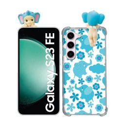 Coque Renforcée Pour Samsung Galaxy S23 FE Angel Hippers Elephant
