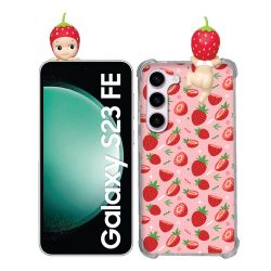 Coque Renforcée Pour Samsung Galaxy S23 FE Angel Hippers Fraise