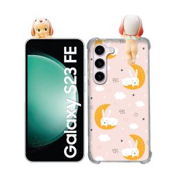 Coque Renforcée Pour Samsung Galaxy S23 FE Angel Hippers Lapin Bélier