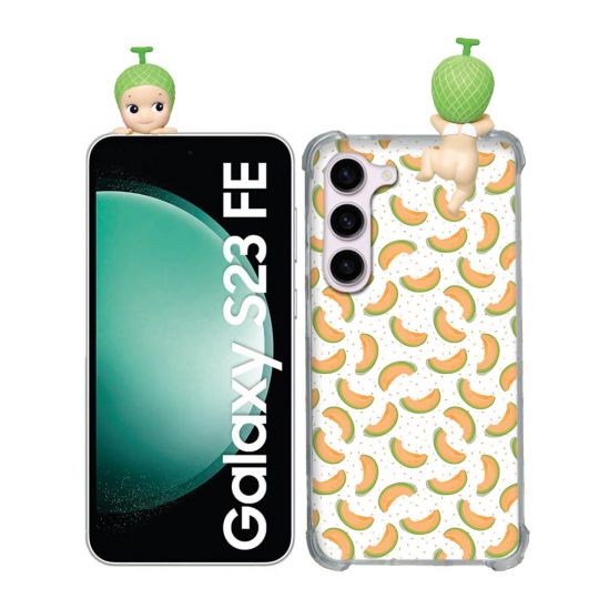 Coque Renforcée Pour Samsung Galaxy S23 FE Angel Hippers Melon
