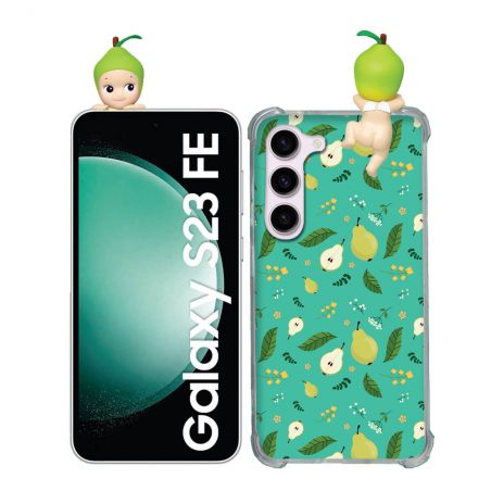 Coque Renforcée Pour Samsung Galaxy S23 FE Angel Hippers Poire