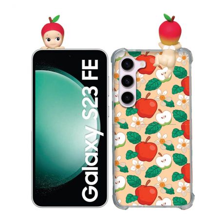 Coque Renforcée Pour Samsung Galaxy S23 FE Angel Hippers Pomme