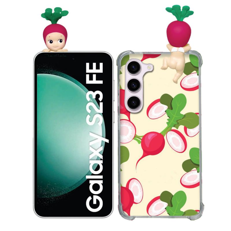 Coque Renforcée Pour Samsung Galaxy S23 FE Angel Hippers Radis