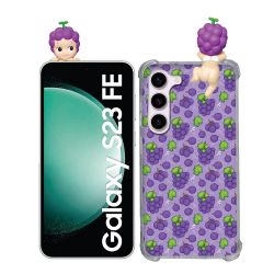 Coque Renforcée Pour Samsung Galaxy S23 FE Angel Hippers Raisin