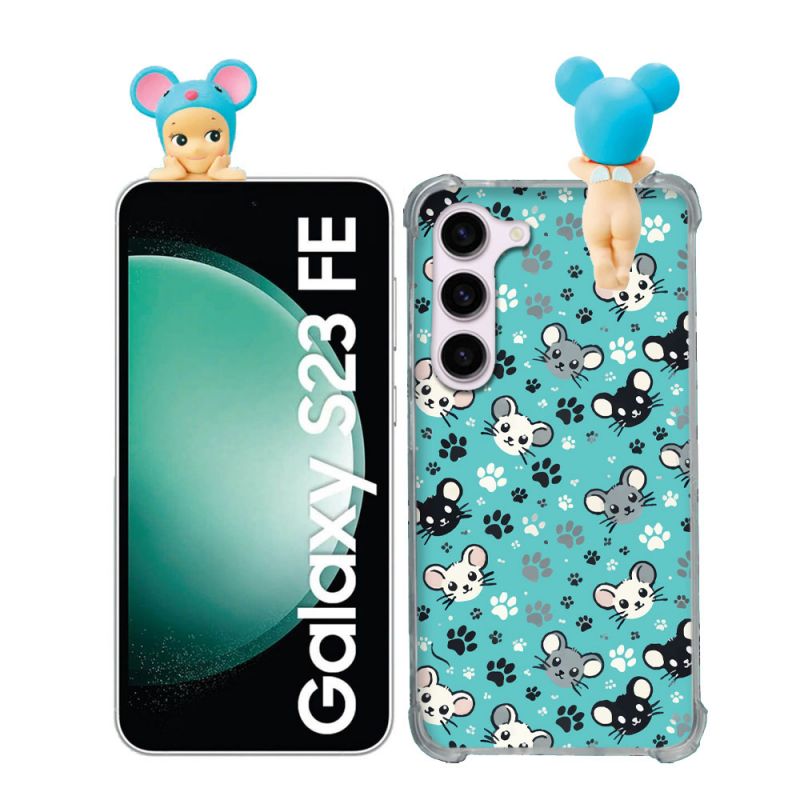 Coque Renforcée Pour Samsung Galaxy S23 FE Angel Hippers Souris