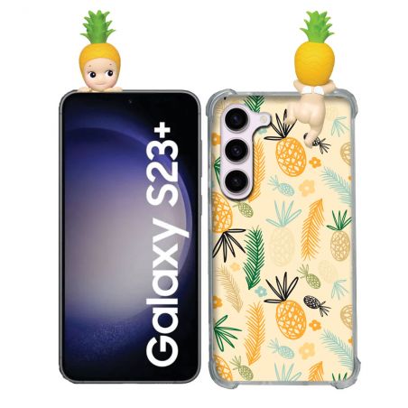 Coque Renforcée Pour Samsung Galaxy S23 Plus Angel Hippers Ananas