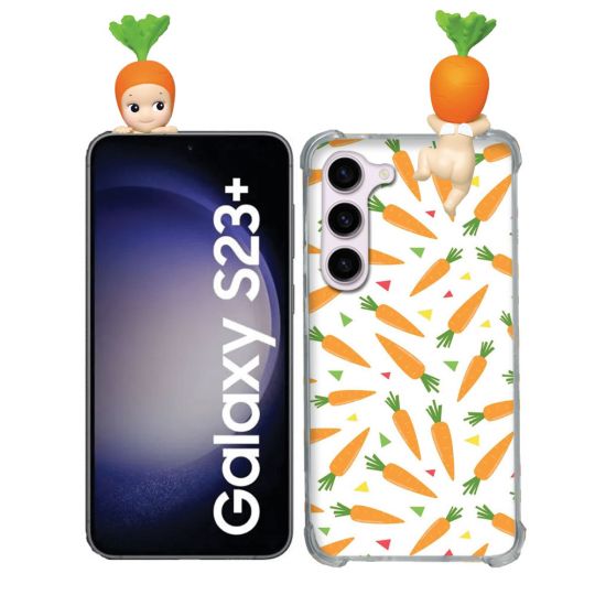 Coque Renforcée Pour Samsung Galaxy S23 Plus Angel Hippers Carotte