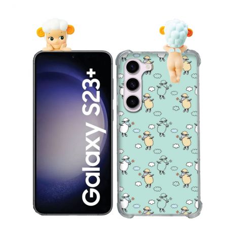 Coque Renforcée Pour Samsung Galaxy S23 Plus Angel Hippers Mouton