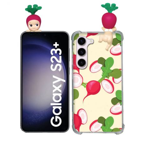 Coque Renforcée Pour Samsung Galaxy S23 Plus Angel Hippers Radis