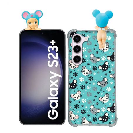 Coque Renforcée Pour Samsung Galaxy S23 Plus Angel Hippers Souris
