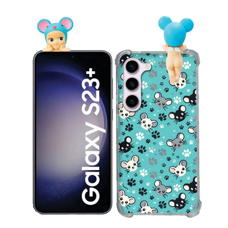 Coque Renforcée Pour Samsung Galaxy S23 Plus Angel Hippers Souris