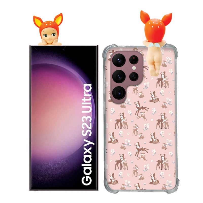 Coque Renforcée Pour Samsung Galaxy S23 Ultra Angel Hippers Faon