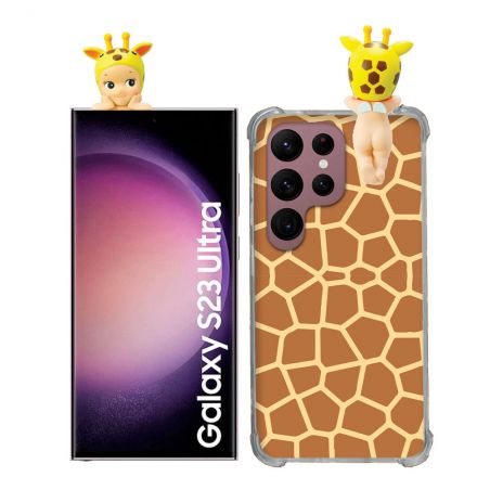 Coque Renforcée Pour Samsung Galaxy S23 Ultra Angel Hippers Girafe
