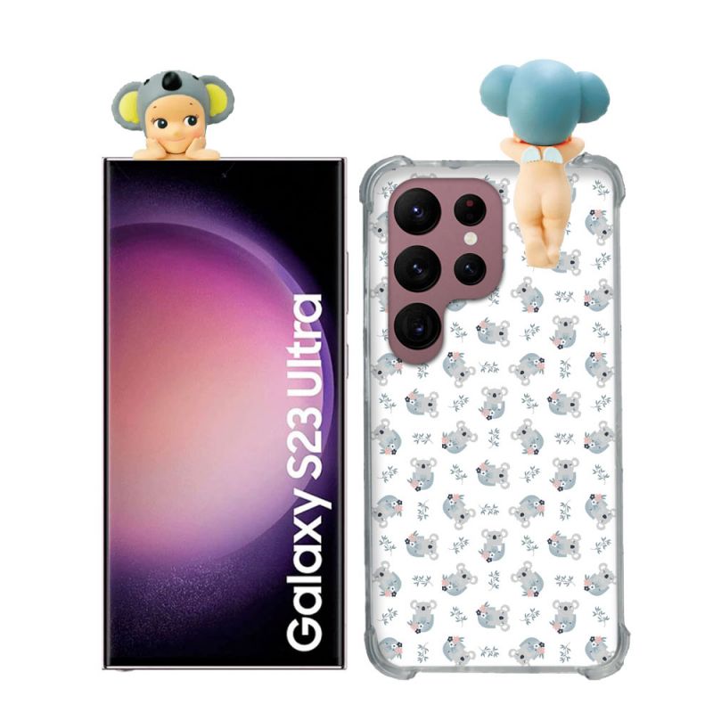 Coque Renforcée Pour Samsung Galaxy S23 Ultra Angel Hippers Koala
