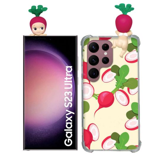 Coque Renforcée Pour Samsung Galaxy S23 Ultra Angel Hippers Radis