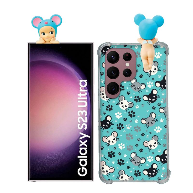 Coque Renforcée Pour Samsung Galaxy S23 Ultra Angel Hippers Souris