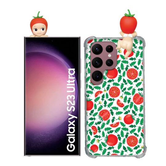 Coque Renforcée Pour Samsung Galaxy S23 Ultra Angel Hippers Tomate