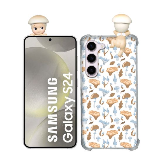Coque Renforcée Pour Samsung Galaxy S24 Angel Hippers Champignon